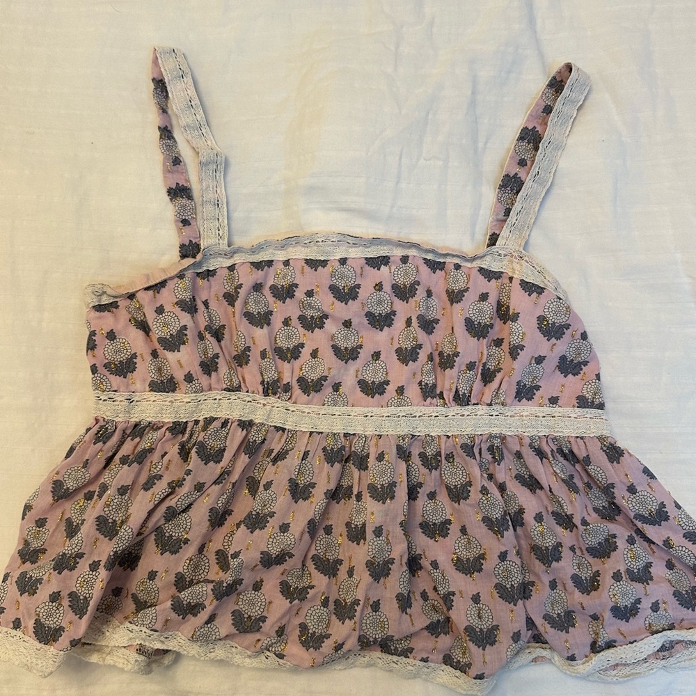 Free People Blossom Babydoll Top